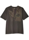 JiyongKim bleached effect cotton t-shirt - Grey