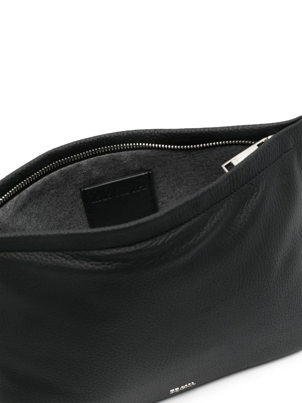 Zegna Leren clutch Zwart