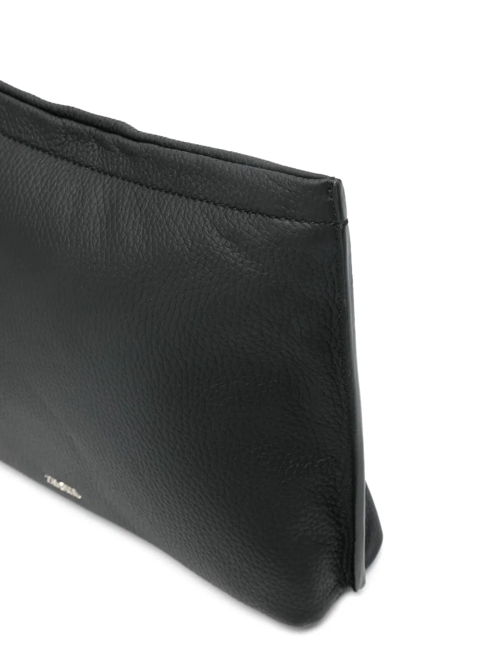Zegna Leren clutch Zwart