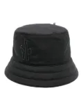 Moncler Grenoble logo-appliqué bucket hat - Black