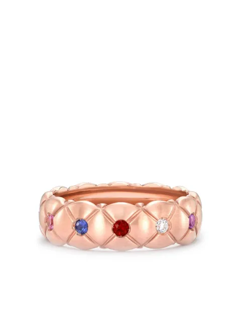 Fabergé 18kt rose gold Treillage ring