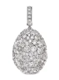Fabergé 18kt white gold Emotion Egg diamond charm - Silver