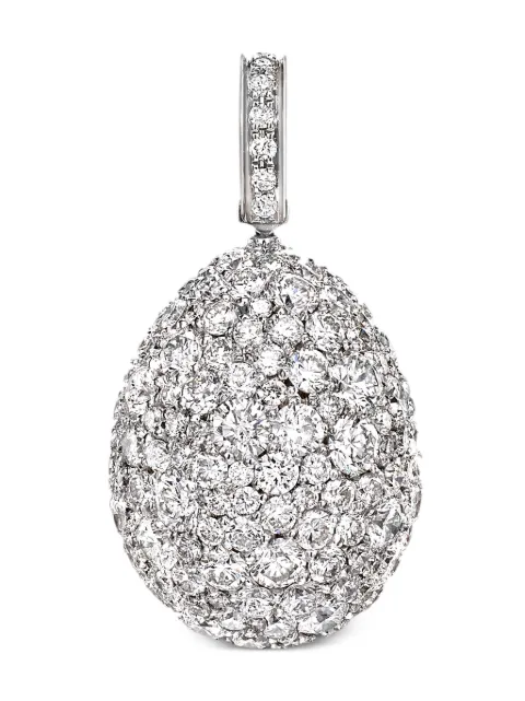 Fabergé 18kt white gold Emotion Egg diamond charm