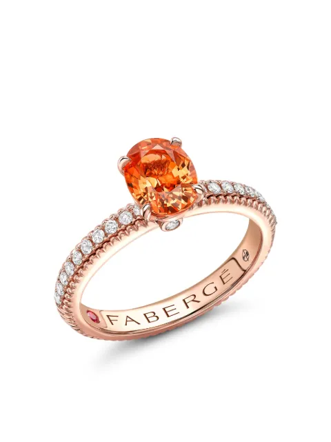 Fabergé anillo Colors of Love en oro rosa de 18kt con gema