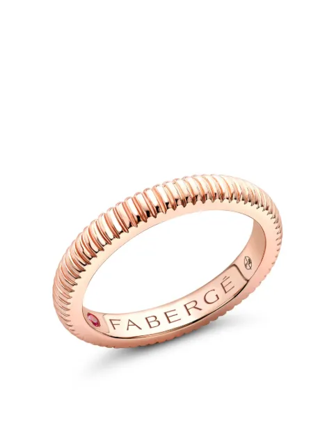 Fabergé 18kt rose gold Colours of Love ruby ring