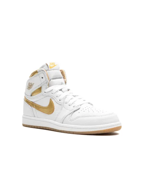 Jordan Kids Air Jordan 1 Retro High OG "Metallic Gold" sneakers