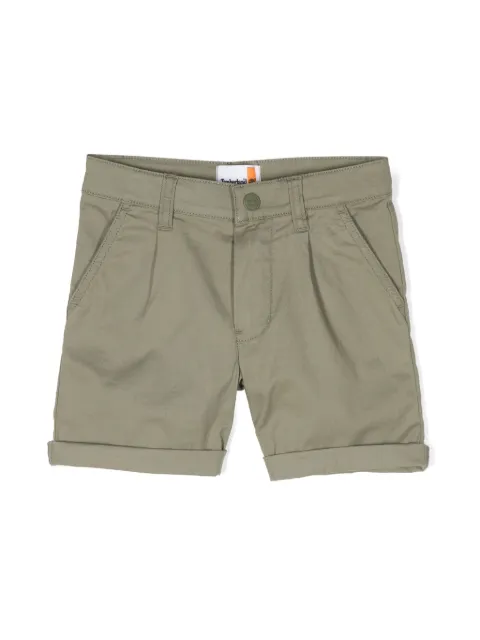 Timberland Kids pleat-detailing shorts