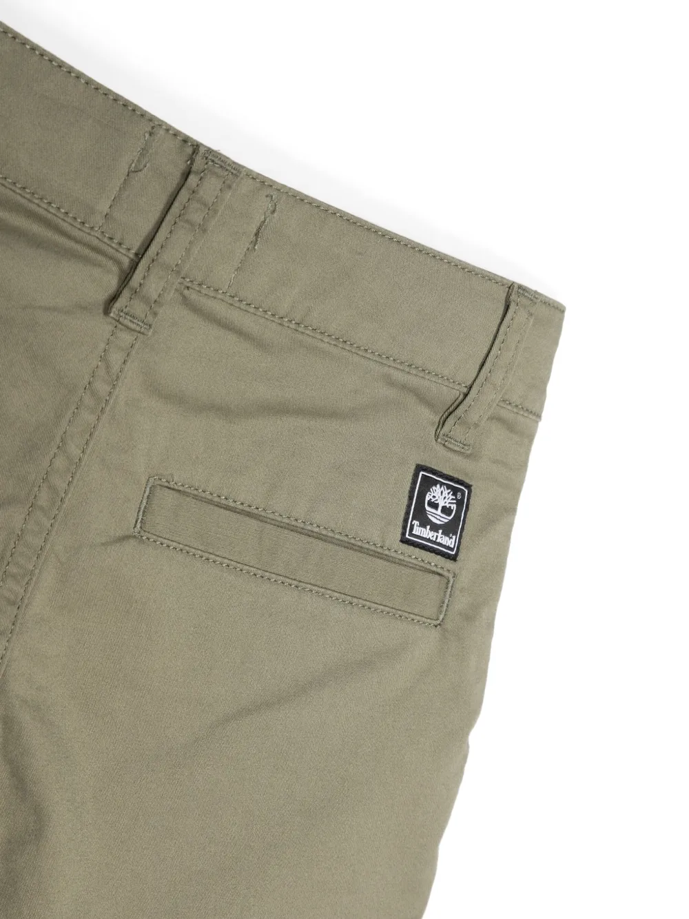 Timberland Kids Shorts met geplooid detail Groen