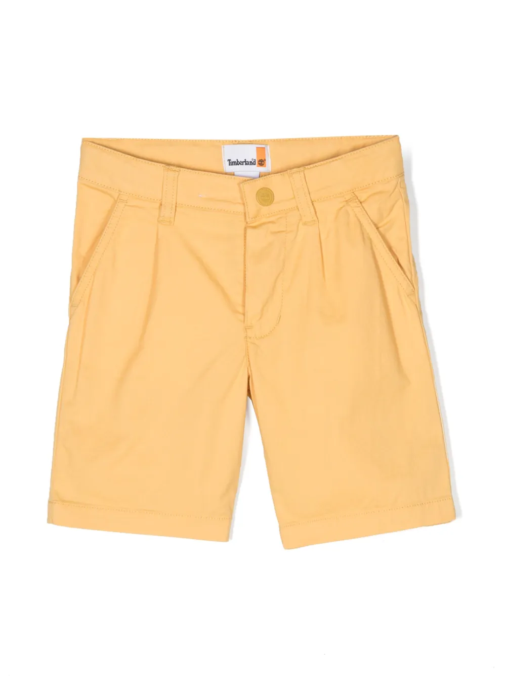 Timberland Kids Shorts met logo-applicatie Geel
