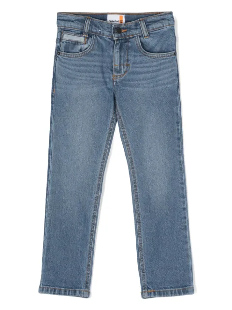 Timberland Kids pantalon cigarette à logo appliqué