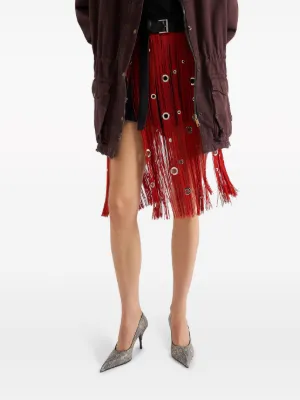 Prada（プラダ）ウィメンズ ハイウエストスカート - FARFETCH