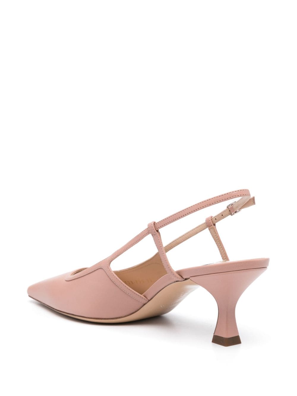 Shop Casadei Slingback Leather Pumps In Pink