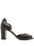 Sarah Chofakian Léger 75mm leather pumps - Black