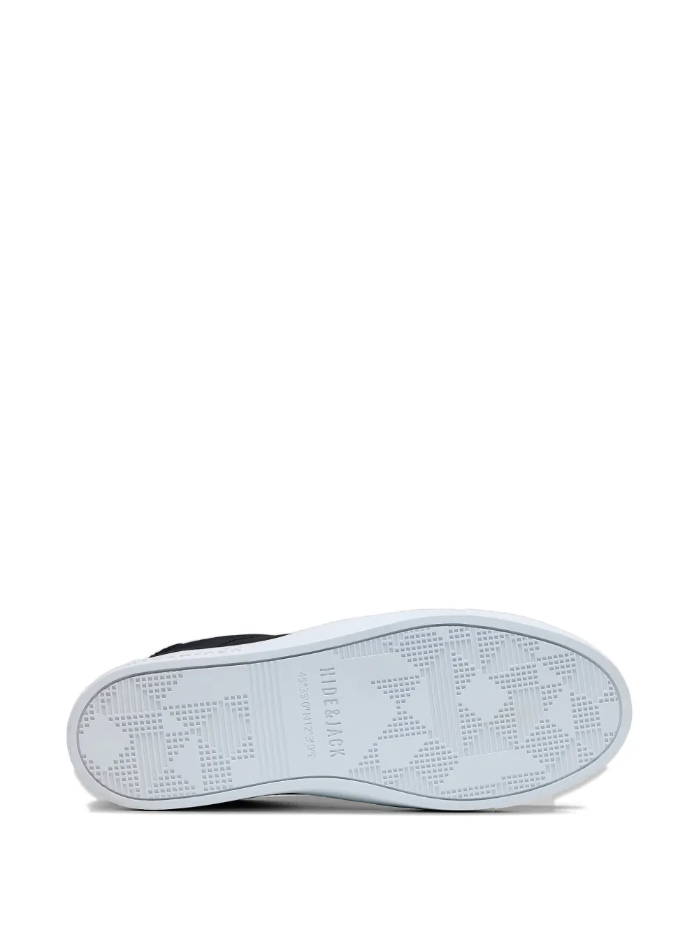 Hide&Jack Sneakers met krokodillen-reliëf Zwart