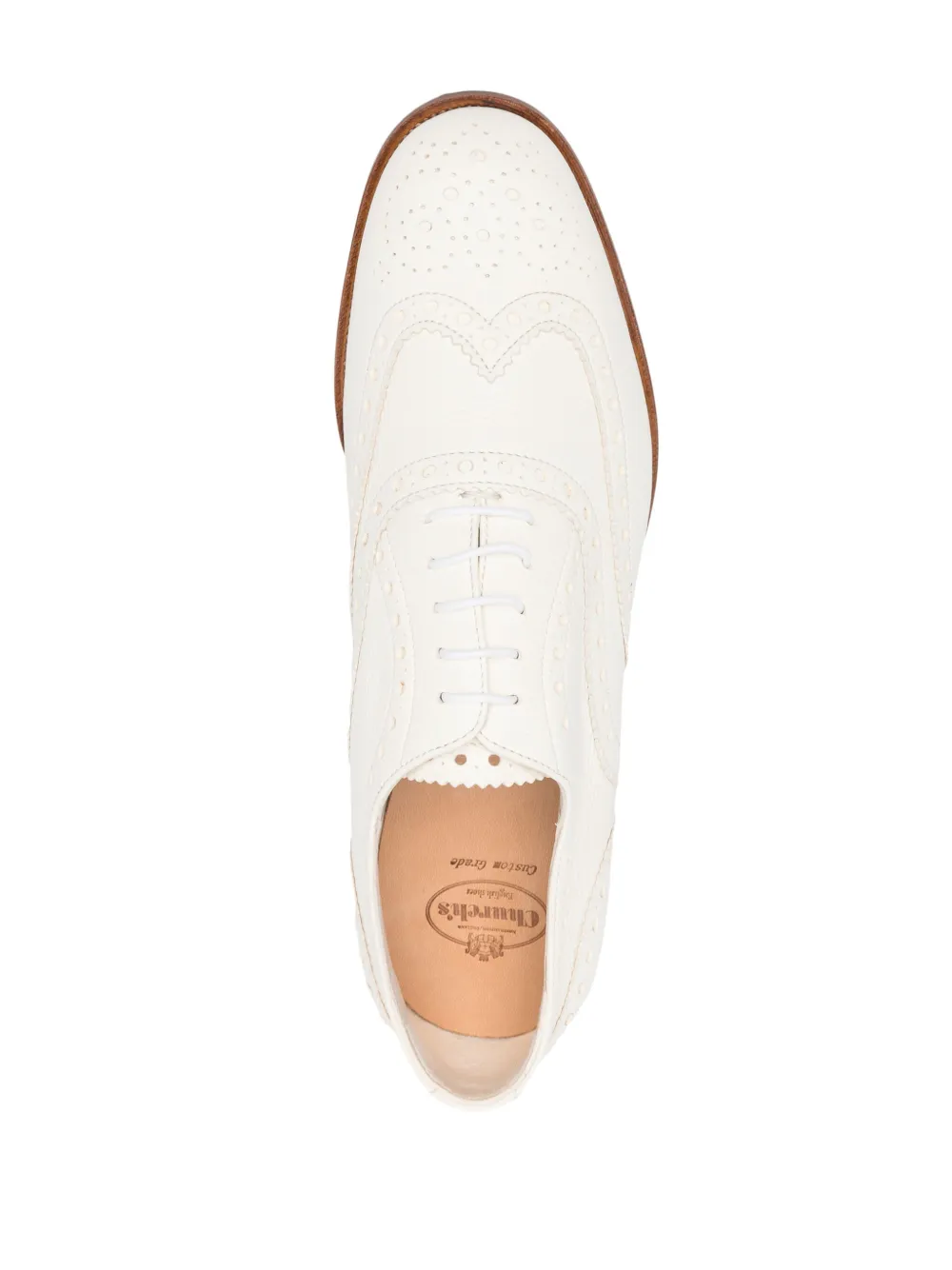 Shop Church's Burwood Leather Brogues In White