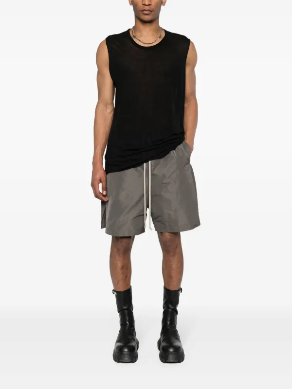 Rick Owens drawstring-fastening Shorts | Grey | FARFETCH Rick Owens drawstring-fastening Shorts | Grey | FARFETCH