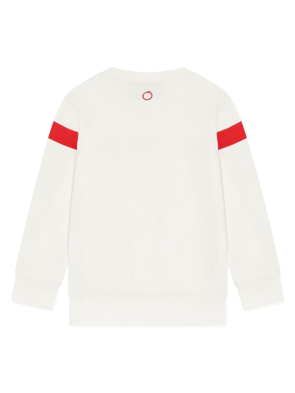 Shop Trussardi Junior Logo-print Cotton Sweatshirt In White