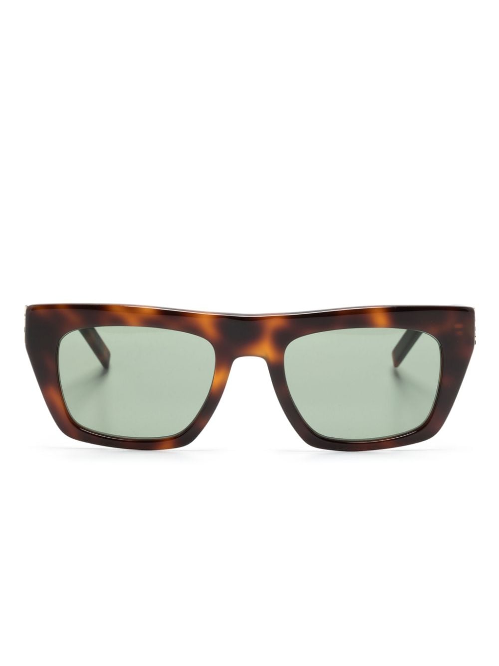 Saint Laurent Sl M131 Square-frame Sunglasses In Brown