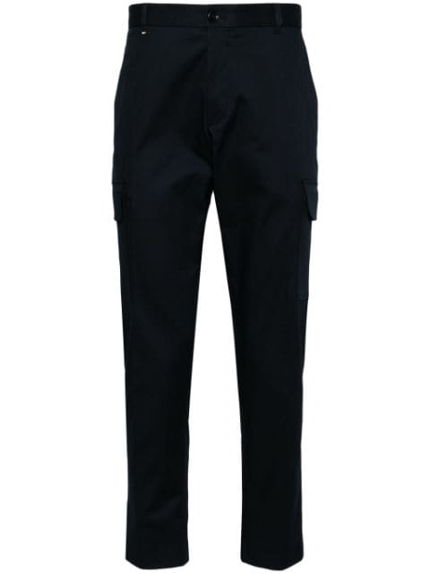 BOSS slim-cut cotton cargo trousers