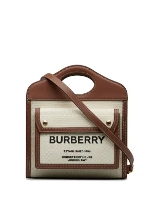 Burberry cheap canvas handbags