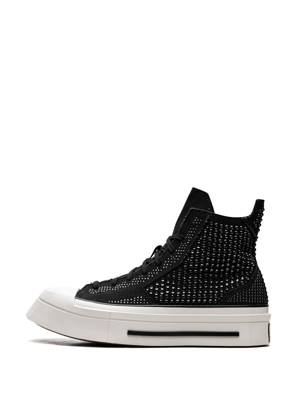 Converse x Swarovski Chuck 70 De Luxe Squared sneakers Zwart