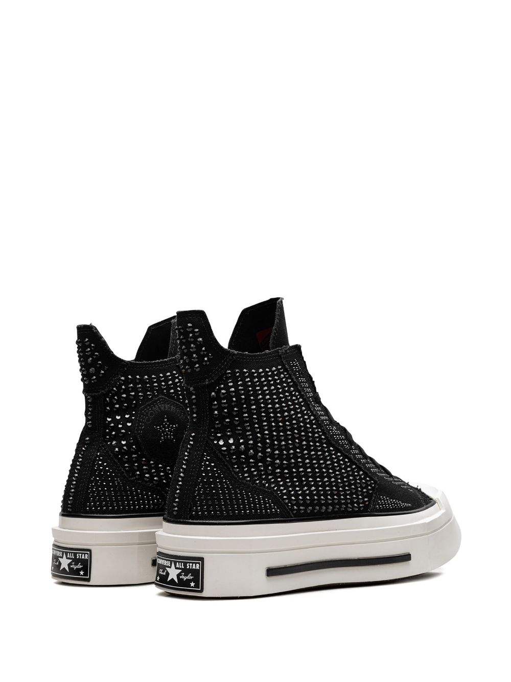 Converse x Swarovski Chuck 70 De Luxe Squared sneakers Zwart