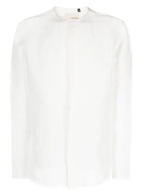 Costumein camisa con detalles deshilachados