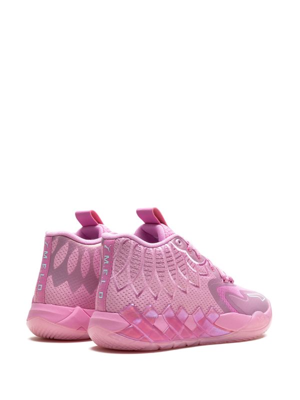 Pink iridescent sneakers on sale