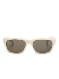 Saint Laurent Eyewear wayfarer-frame sunglasses - Neutrals
