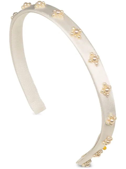 Jennifer Behr Mare pearl-detailing headband