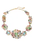 Jennifer Behr Tudor crystal-embellished necklace - Gold