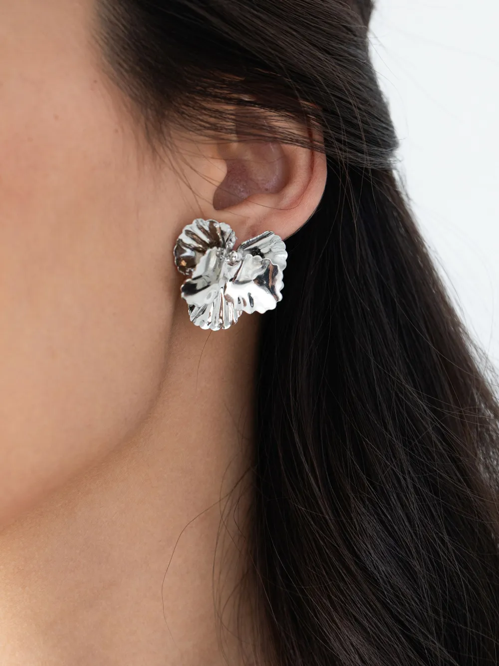 Pansy Stud Earrings