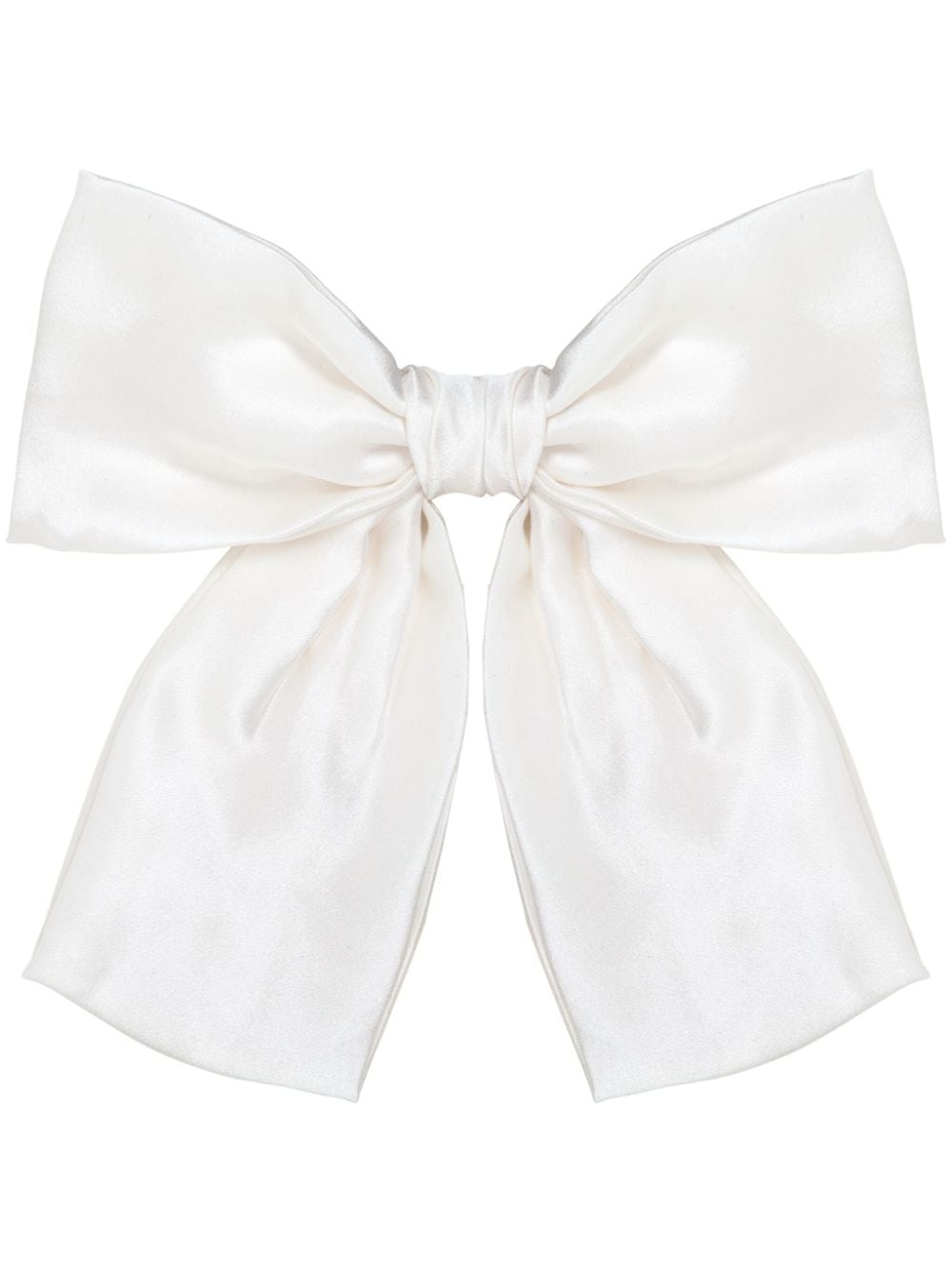 Shop Jennifer Behr Tilly Bow Hair Clip In White
