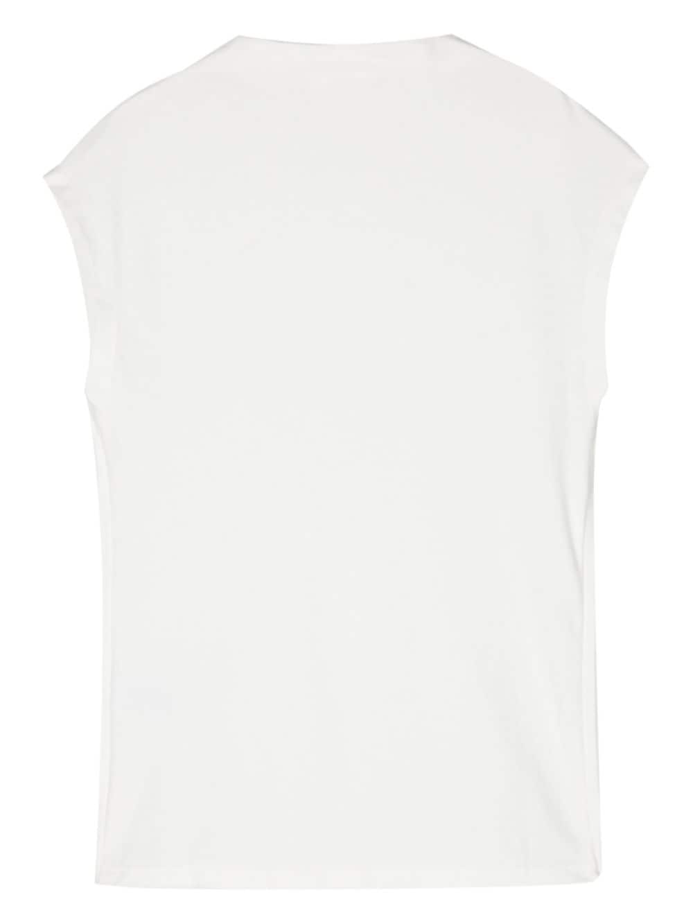 Shop Closed Straight-neck Tank Top In White