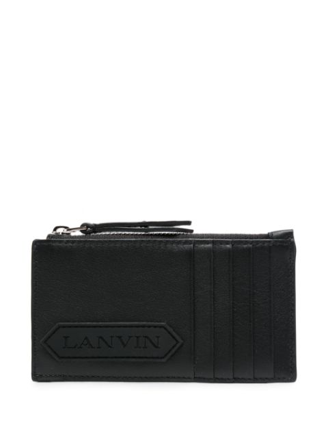 Lanvin Signature leather card holder Men