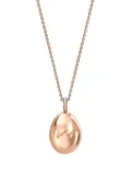 Fabergé 18kt rose gold Fabergé Essence I Love You egg pendant - Pink