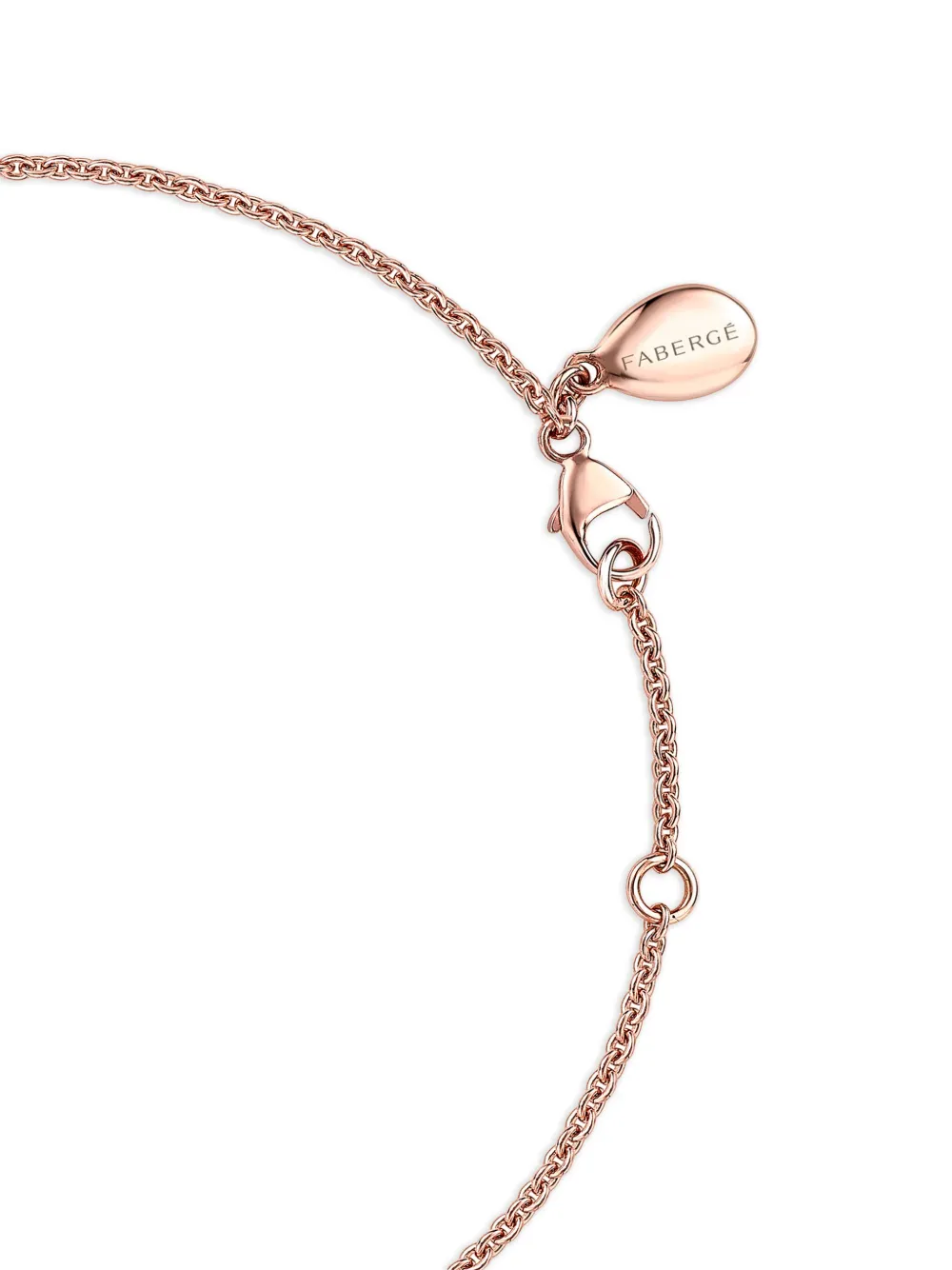 Fabergé 18kt rose gold Heritage diamond chain bracelet | Image 2