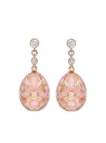 Fabergé 18kt rose gold Heritage Egg diamonds drop earrings - Pink