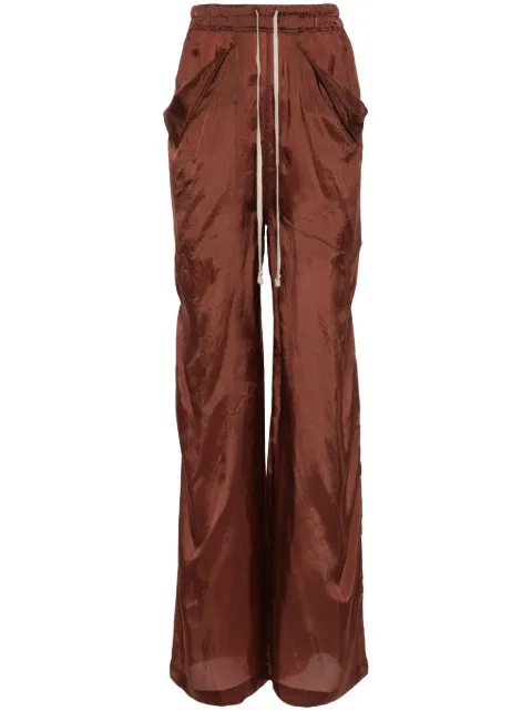 Rick Owens satin straight trousers