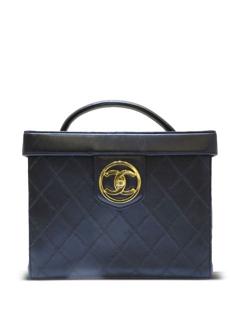 CHANEL Pre-Owned 1994-1996 diamond-quilted CC turn-lock vanity handbag WOMEN