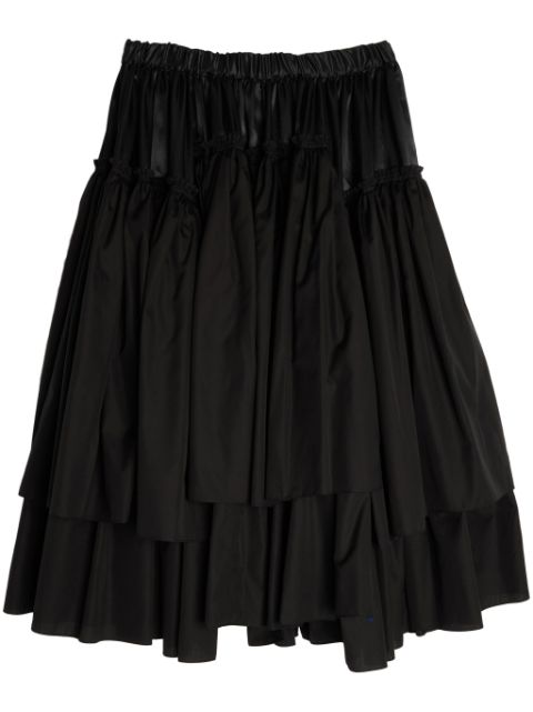 Comme Des Garcons Comme Des Garcons ruffled cotton satin skirt Women