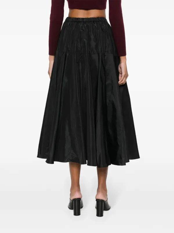 Patou ファイユ マキシスカート | ブラック | FARFETCH JP