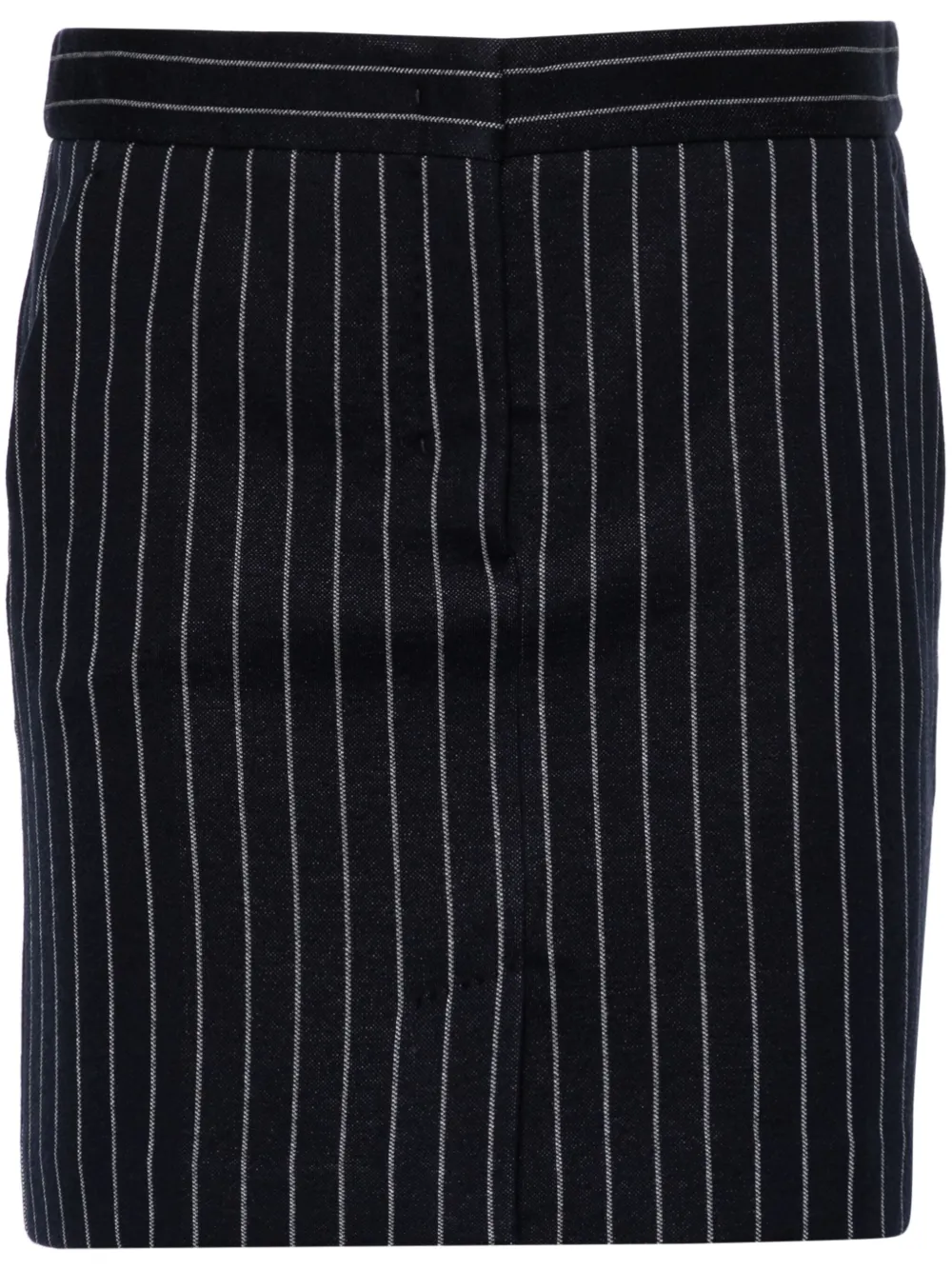 Max Mara Mani mini-rok met krijtstreep Blauw
