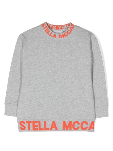 Stella McCartney Kids logo-tape sweatshirt