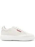 DSQUARED2 Bumper leather sneakers - White