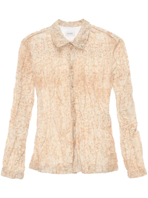 LEMAIRE crinkle-effect shirt
