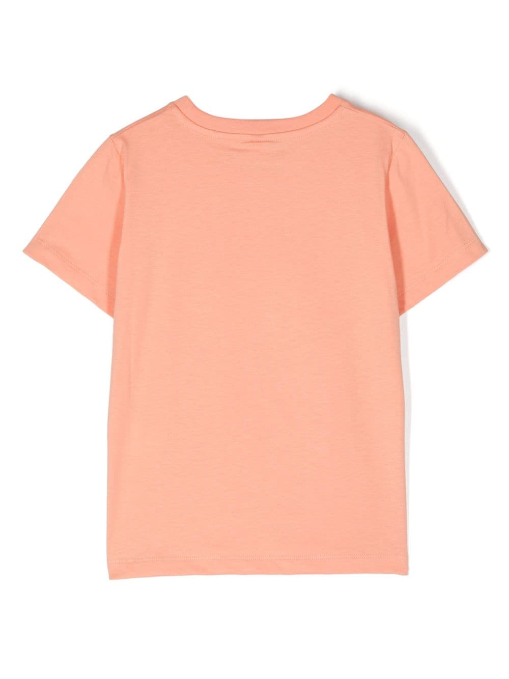 Stella McCartney Kids Katoenen T-shirt met logoprint Roze
