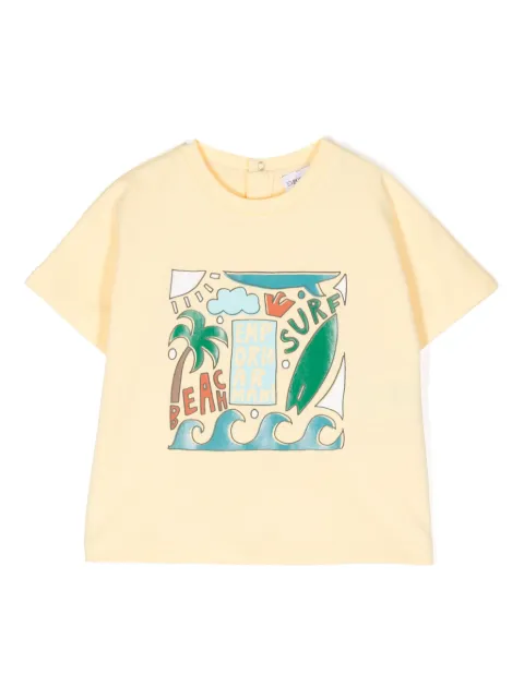 Emporio Armani Kids graphic-print cotton T-shirt