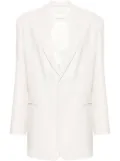 The Frankie Shop Aiden single-breasted blazer - White