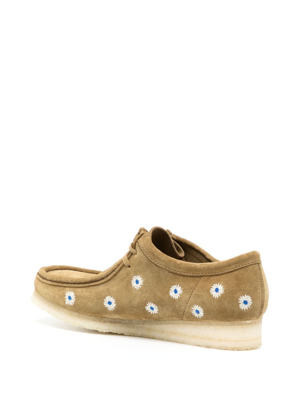 Shop Clarks Wallabee Suede Lace-up Shoes In Neutrals